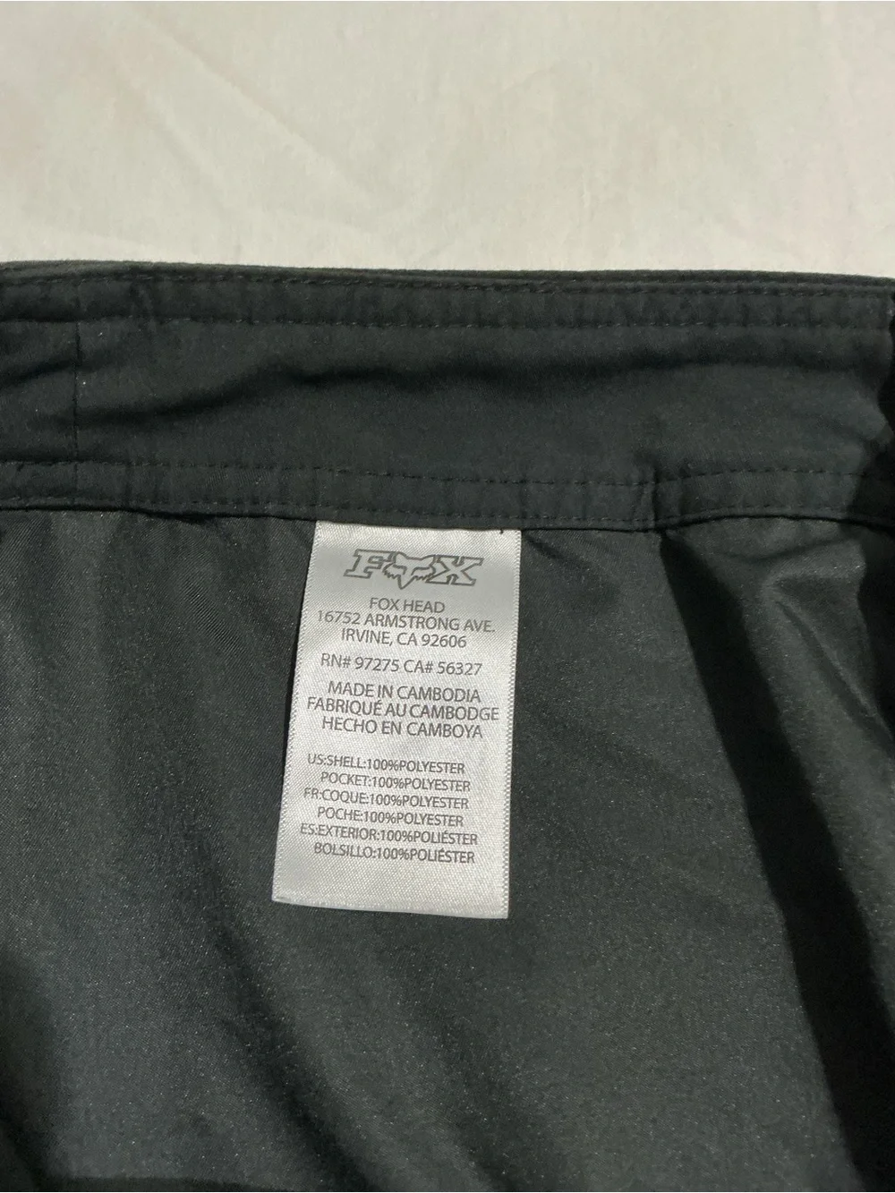 Fox Racing Youth Overhead Boardshorts Black Neon Yellow Size 28